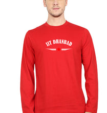 Load image into Gallery viewer, IIT Dhanbad Full Sleeves T-Shirt for Men-Red-Ektarfa.online
