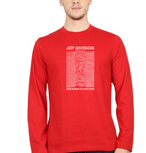 Load image into Gallery viewer, Joy Division Full Sleeves T-Shirt for Men-Red-Ektarfa.online
