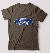 Load image into Gallery viewer, Ford T-Shirt for Men-S(38 Inches)-Olive Green-Ektarfa.online
