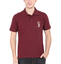 Load image into Gallery viewer, Juventus Logo Polo T-Shirt for Men-S(38 Inches)-Maroon-Ektarfa.co.in
