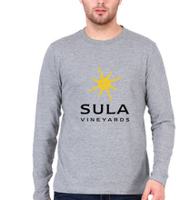 Load image into Gallery viewer, sula-vineyards Full Sleeves T-Shirt for Men-Grey Melange-Ektarfa.online
