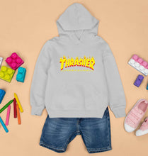 Load image into Gallery viewer, Thrasher Magzine Kids Hoodie for Boy/Girl-0-1 Year(22 Inches)-Grey-Ektarfa.online
