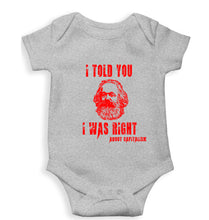 Load image into Gallery viewer, Karl Marx Kids Romper For Baby Boy/Girl-Grey-Ektarfa.online
