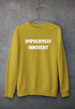 Load image into Gallery viewer, Impulsively Innocent Unisex Sweatshirt for Men/Women-S(40 Inches)-Mustard Yellow-Ektarfa.online
