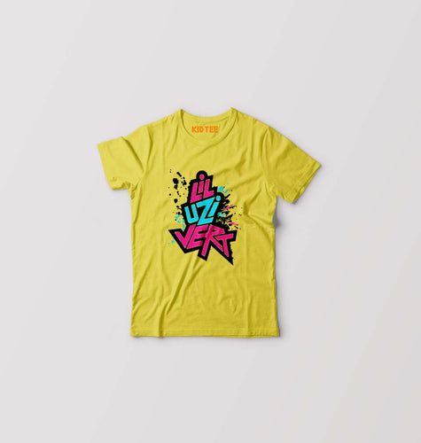 Lil Uzi Vert (LUV) Kids T-Shirt for Boy/Girl-Yellow-Ektarfa.online