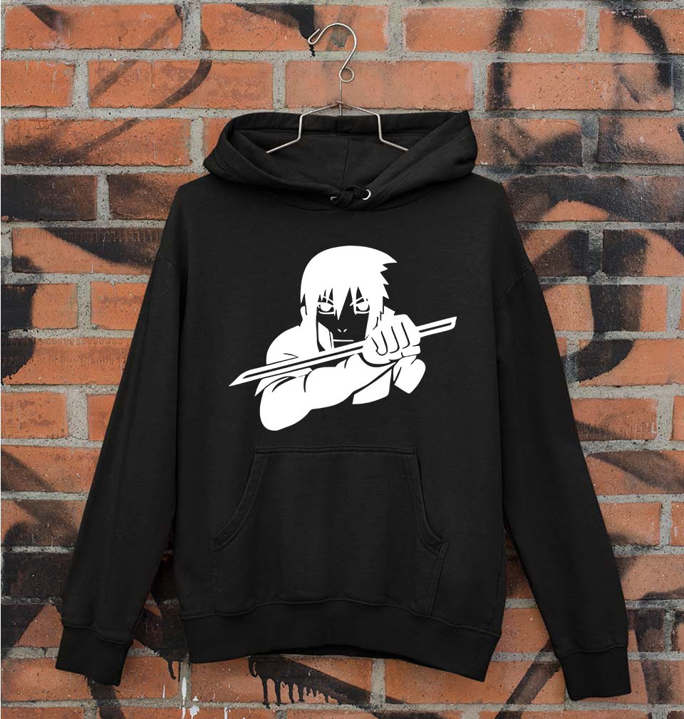 Sasuke Uchiha Unisex Hoodie for Men/Women-S(40 Inches)-Black-Ektarfa.online