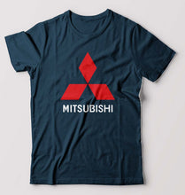 Load image into Gallery viewer, Mitsubishi T-Shirt for Men-S(38 Inches)-Petrol Blue-Ektarfa.online
