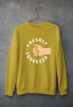 Load image into Gallery viewer, Orange Cassidy - Freshly Squeezed Unisex Sweatshirt for Men/Women-S(40 Inches)-Mustard Yellow-Ektarfa.online
