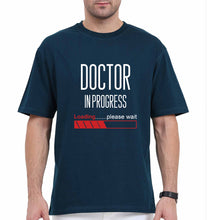 Load image into Gallery viewer, Doctor in progress Oversized T-Shirt for Men-Petrol Blue-Ektarfa.online
