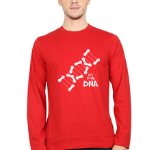 Load image into Gallery viewer, Cycling DNA Full Sleeves T-Shirt for Men-Red-Ektarfa.online
