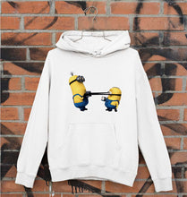 Load image into Gallery viewer, Minion Fight Unisex Hoodie for Men/Women-S(40 Inches)-White-Ektarfa.online
