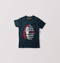 Load image into Gallery viewer, Money Heist Kids T-Shirt for Boy/Girl-Petrol Blue-Ektarfa.online
