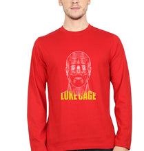 Load image into Gallery viewer, Luke Cage Full Sleeves T-Shirt for Men-Red-Ektarfa.online
