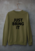 Load image into Gallery viewer, Just Bring IT Unisex Sweatshirt for Men/Women-Olive Green-Ektarfa.online
