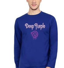 Load image into Gallery viewer, Deep Purple Full Sleeves T-Shirt for Men-Royal blue-Ektarfa.online
