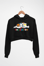Load image into Gallery viewer, Rossi The Doctor Crop HOODIE FOR WOMEN-Black-Ektarfa.online
