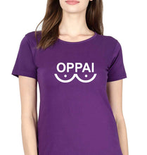 Load image into Gallery viewer, Oppai T-Shirt for Women-XS(32 Inches)-Purple-Ektarfa.online
