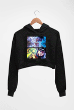 Load image into Gallery viewer, Goku Crop HOODIE FOR WOMEN-Black-Ektarfa.online
