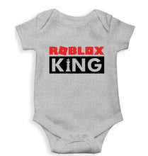 Load image into Gallery viewer, Roblox Kids Romper For Baby Boy/Girl-0-5 Months(18 Inches)-Grey-Ektarfa.online
