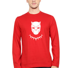 Load image into Gallery viewer, Black Panther Superhero Full Sleeves T-Shirt for Men-Red-Ektarfa.online
