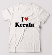 Load image into Gallery viewer, I Love Kerala T-Shirt for Men-White-Ektarfa.online
