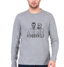 Load image into Gallery viewer, Mindhunter Full Sleeves T-Shirt for Men-Grey Melange-Ektarfa.online
