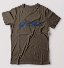 Load image into Gallery viewer, Asics T-Shirt for Men-S(38 Inches)-Olive Green-Ektarfa.online
