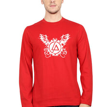 Load image into Gallery viewer, Linkin Park Full Sleeves T-Shirt for Men-S(38 Inches)-Red-Ektarfa.online
