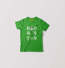 Load image into Gallery viewer, Badminton Kids T-Shirt for Boy/Girl-0-1 Year(20 Inches)-Flag Green-Ektarfa.online
