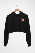 Load image into Gallery viewer, Sevilla Crop HOODIE FOR WOMEN-Black-Ektarfa.online
