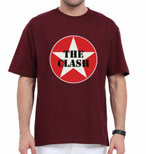 Load image into Gallery viewer, The Clash Oversized T-Shirt for Men-Maroon-Ektarfa.online
