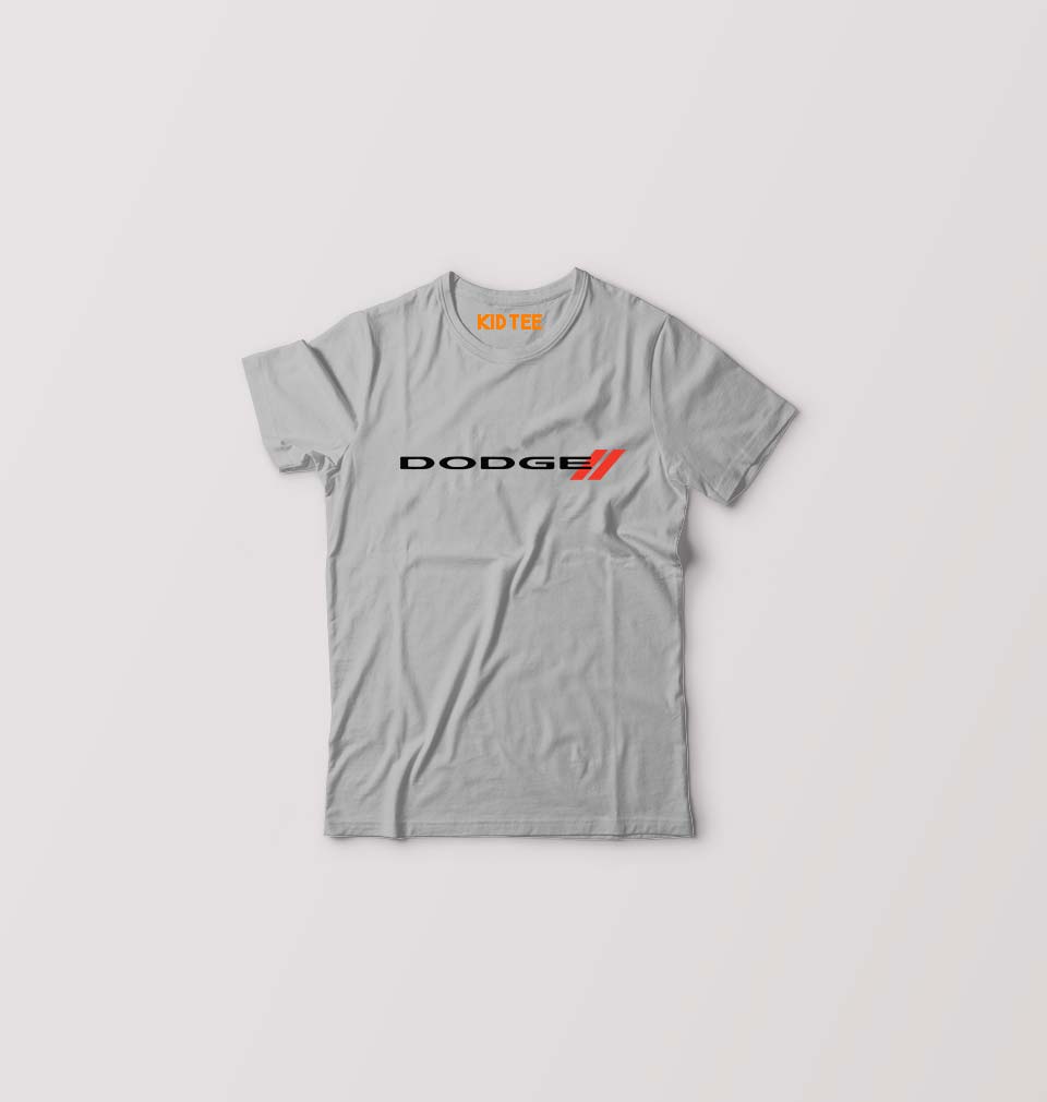 Dodge Kids T-Shirt for Boy/Girl-Grey-Ektarfa.online