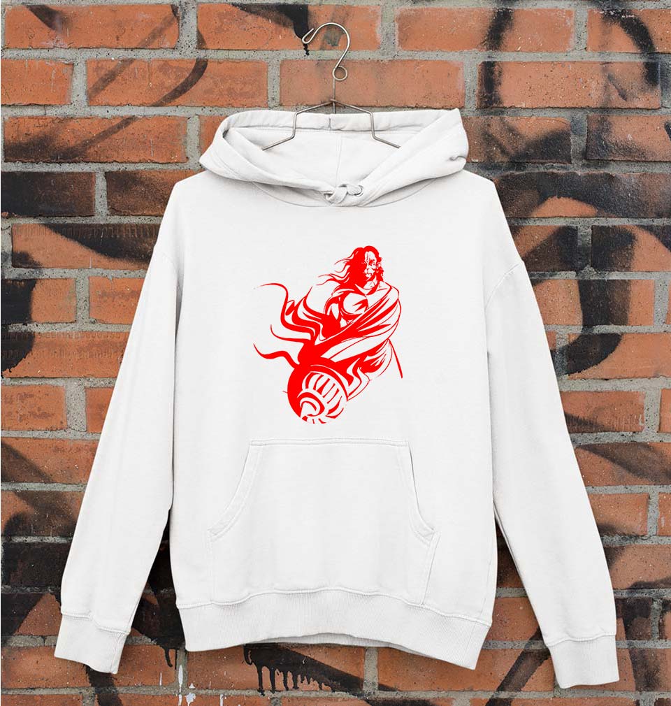 Hanuman Ji (God) Unisex Hoodie for Men/Women-White-Ektarfa.online