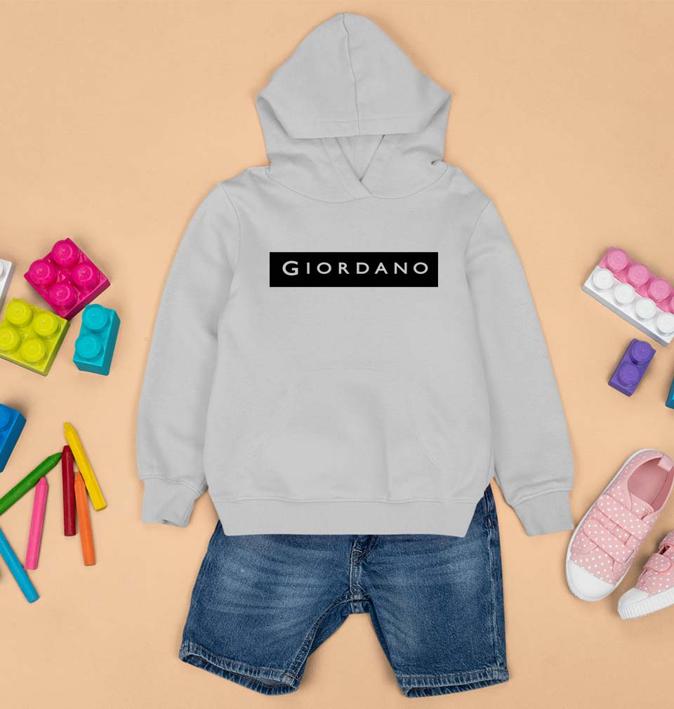 Giordano Kids Hoodie for Boy/Girl-0-1 Year(22 Inches)-Grey-Ektarfa.online