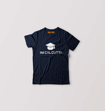 Load image into Gallery viewer, IIM C Calcutta Kids T-Shirt for Boy/Girl-0-1 Year(20 Inches)-Navy Blue-Ektarfa.online
