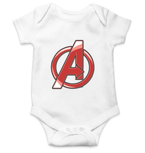 Load image into Gallery viewer, Avenger Logo Kids Romper Kids Romper For Baby Boy/Girl-0-5 Months(18 Inches)-White-Ektarfa.online
