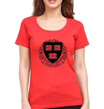 Load image into Gallery viewer, Harvard T-Shirt for Women-XS(32 Inches)-Red-Ektarfa.online
