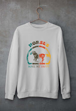 Load image into Gallery viewer, Horses Unisex Sweatshirt for Men/Women-Grey Melange-Ektarfa.online
