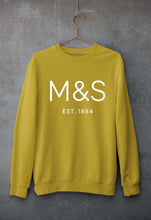Load image into Gallery viewer, M&amp;S Unisex Sweatshirt for Men/Women-S(40 Inches)-Mustard Yellow-Ektarfa.online
