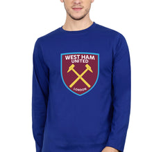 Load image into Gallery viewer, West-Ham Full Sleeves T-Shirt for Men-Royal Blue-Ektarfa.online
