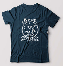 Load image into Gallery viewer, Black Sabbath T-Shirt for Men-S(38 Inches)-Petrol Blue-Ektarfa.online
