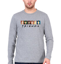 Load image into Gallery viewer, Friends Full Sleeves T-Shirt for Men-Grey Melange-Ektarfa.online
