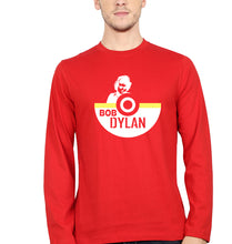 Load image into Gallery viewer, Bob Dylan Full Sleeves T-Shirt for Men-Red-Ektarfa.online
