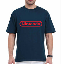 Load image into Gallery viewer, Nintendo Oversized T-Shirt for Men-Petrol Blue-Ektarfa.online
