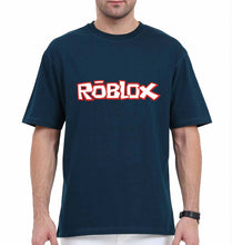 Load image into Gallery viewer, Roblox Oversized T-Shirt for Men-Petrol Blue-Ektarfa.online
