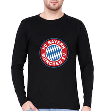 Load image into Gallery viewer, Bayern Munich Full Sleeves T-Shirt for Men-Black-Ektarfa.online
