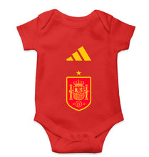 Load image into Gallery viewer, Spain Football Kids Romper For Baby Boy/Girl-0-5 Months(18 Inches)-RED-Ektarfa.online
