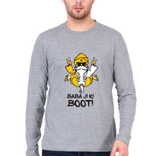 Load image into Gallery viewer, Weed Full Sleeves T-Shirt for Men-Grey Melange-Ektarfa.online
