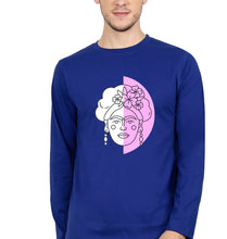 Load image into Gallery viewer, Frida Kahlo Full Sleeves T-Shirt for Men-Royal Blue-Ektarfa.online
