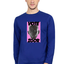 Load image into Gallery viewer, Igor Full Sleeves T-Shirt for Men-Royal blue-Ektarfa.online
